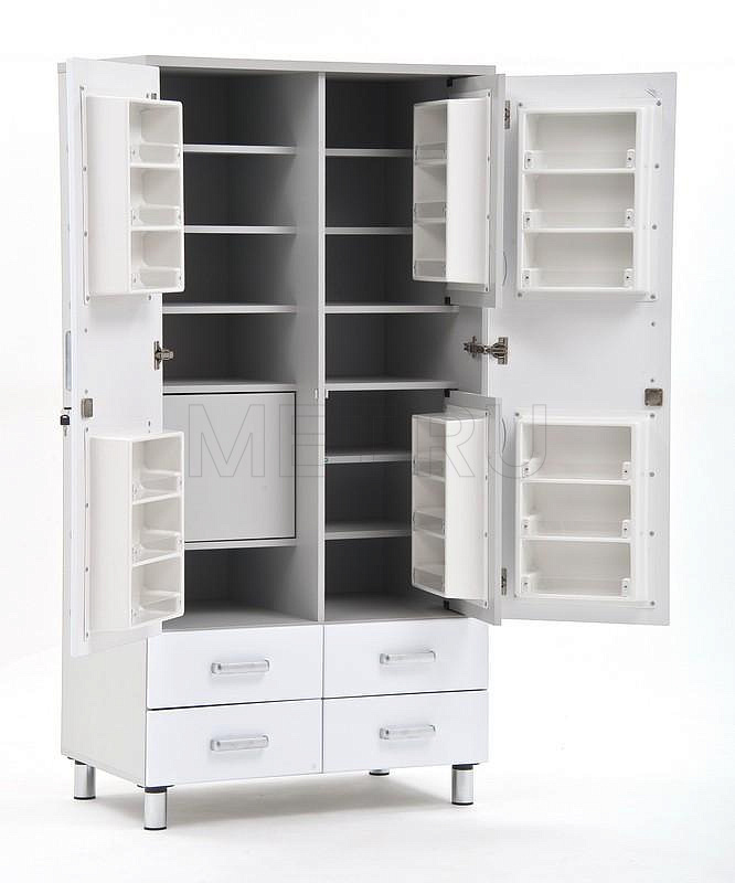ША02-01 Шкаф для медикаментов, аптечный (850*550*1700) MET