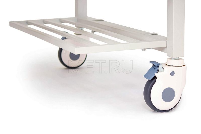 MET DM-370 Медицинская кровать механическая четырехсекционная с вставками из ABS-пластика