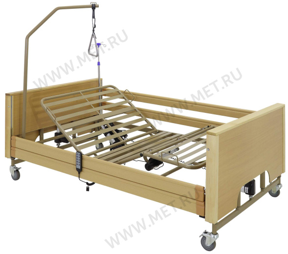 YG-1 (Ширина ложа 120 см) Широкая медицинская пятифункциональная  кровать с электроприводами от производителя