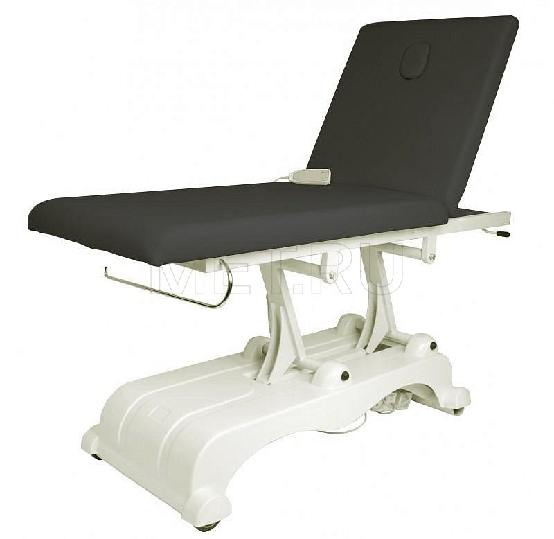 Wendermann Steel 1  Чёрный Стол массажный с электроприводной регулировкой высоты