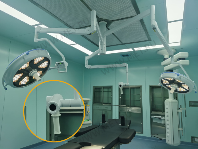МЕТ 700/500 Светильник медицинский бестеневой с камерой 4К на отдельном кронштейне от производителя