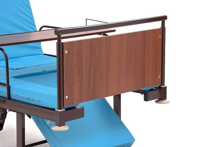 КМФ-942 ПНЕВМО WOOD Домашняя медицинская кровать с единой ПНЕВМОрегулировкой секций