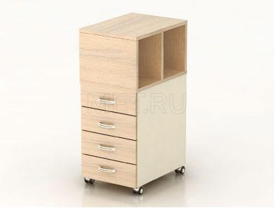 МЕТ Modern М31.4+М57.0 Тумба с двумя файловыми секциями МЕТ