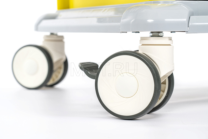 MET PSC-160 Тележка медицинская универсальная желтая  MET