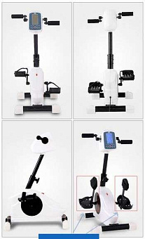 Педальный тренажер с электроприводом и микрокомпьютером