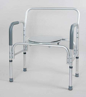 Кресло-туалет для полных, разборный