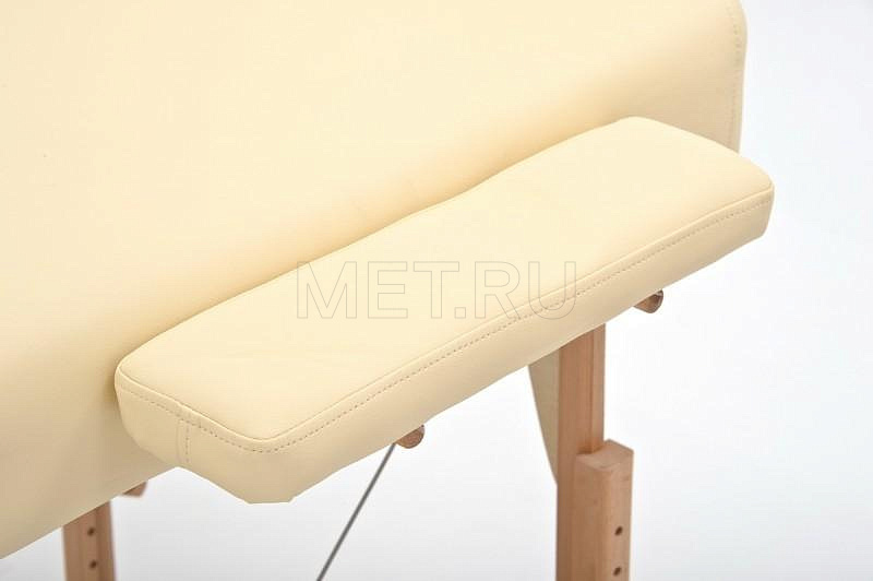 Wendermann Wood 09 кремовый Кушетка массажная складная с усиленной рамой-серия Professional МЕТ