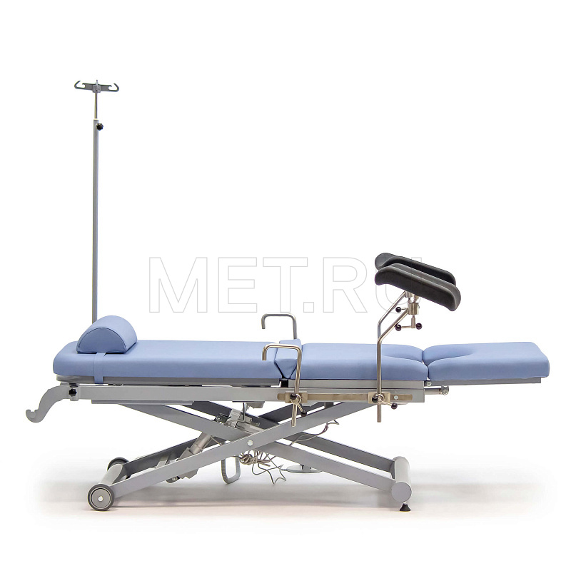 МЕТ KR 16 Гинекологическое кресло-кровать с электроприводом и со стулом для врача в комплекте от производителя