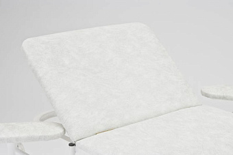 Массажный стол с регулировкой высоты, цвет - светло-серый мрамор