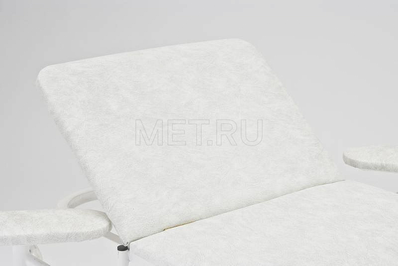 СМ.02.00.БО Массажный стол с регулировкой высоты, цвет - светло-серый мрамор MET