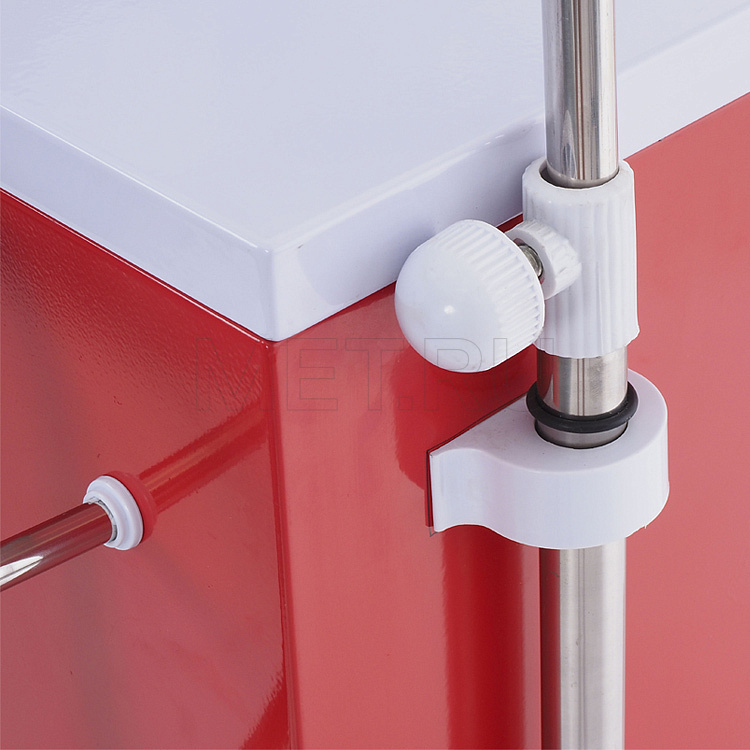 МЕТ BLQ 002 Тележка медицинская для эндоскопов  с выдвижными ящиками и стойкой с крючками от производителя