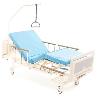 Кровать функциональная механическая с объемно-формованным пластиковым ложем