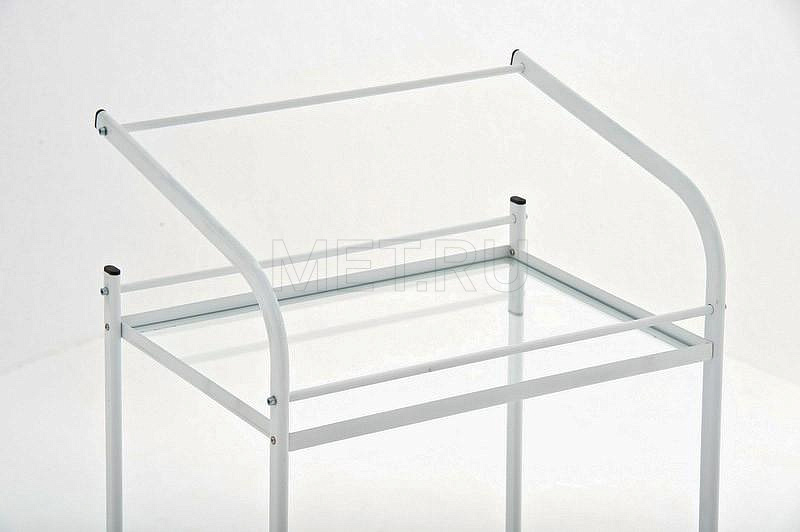 СИ.Б3.02.01 (2С) Столик  инструментальный, две стеклянные полки МЕТ