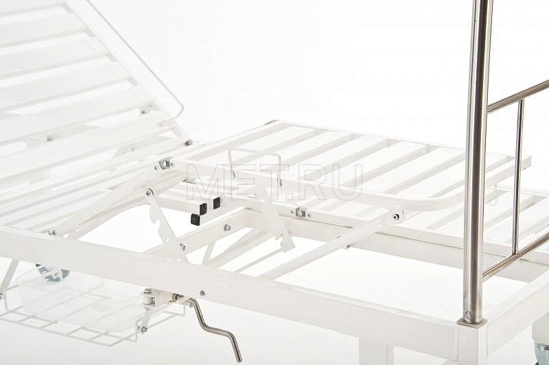 КМФ 943 Тракционная нерж. Кровать медицинская тракционная с туалетным устройством MET