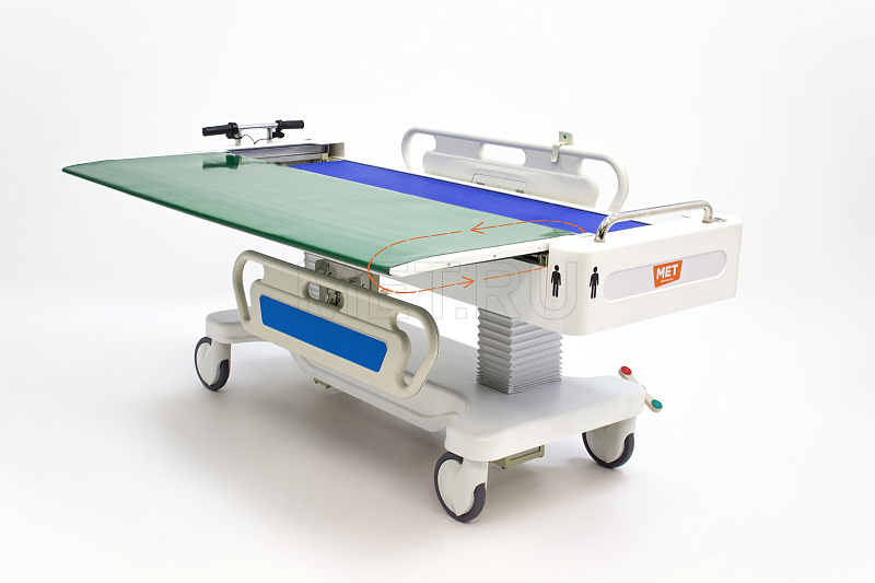 МЕТ SHIFT - ROII MOTO Тележка для перевозки больных c перекладывателем с моторизированным колесом MET