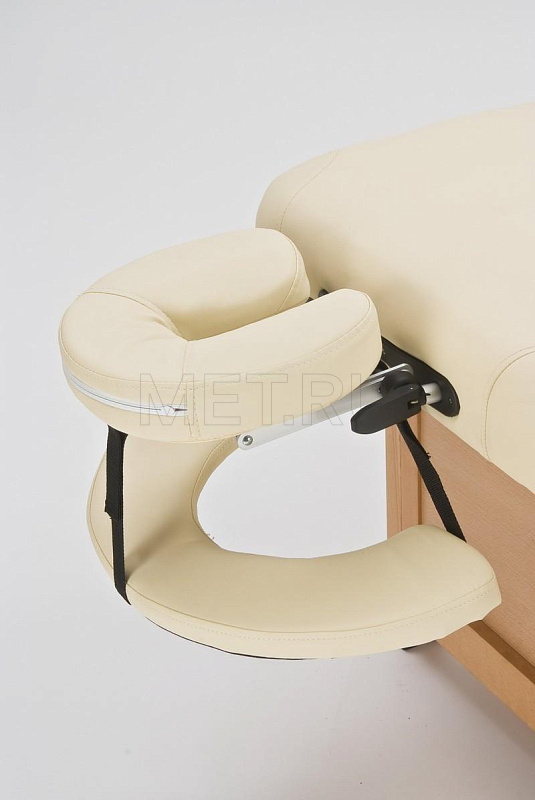 Wendermann Wood 2A Массажный стол стационарный с рамой из бука, кремовый МЕТ