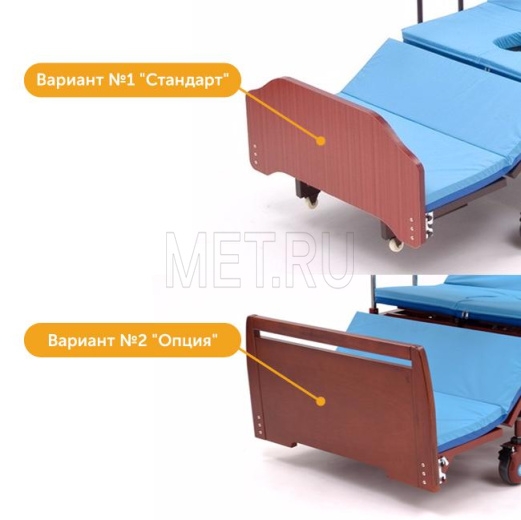 МЕТ REVEL II Кровать медицинская с переворотом и электротуалетом от производителя