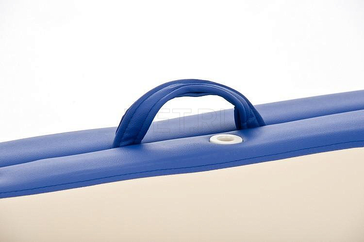 JF AL01А Стол массажный переносной алюм. крем-син/мк