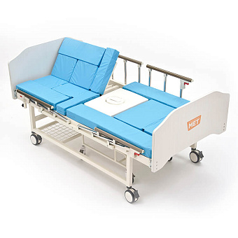 Механическая функциональная медицинская кровать с  интегрированным креслом-каталкой