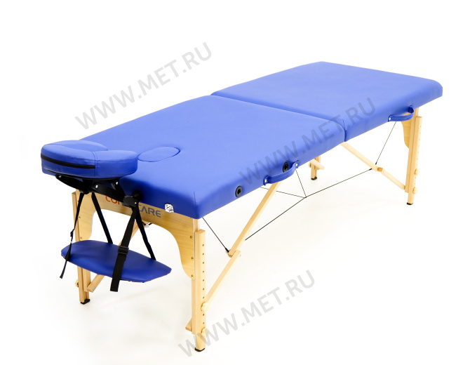 MET Comfort W2 Массажный стол, деревянный, синий от производителя