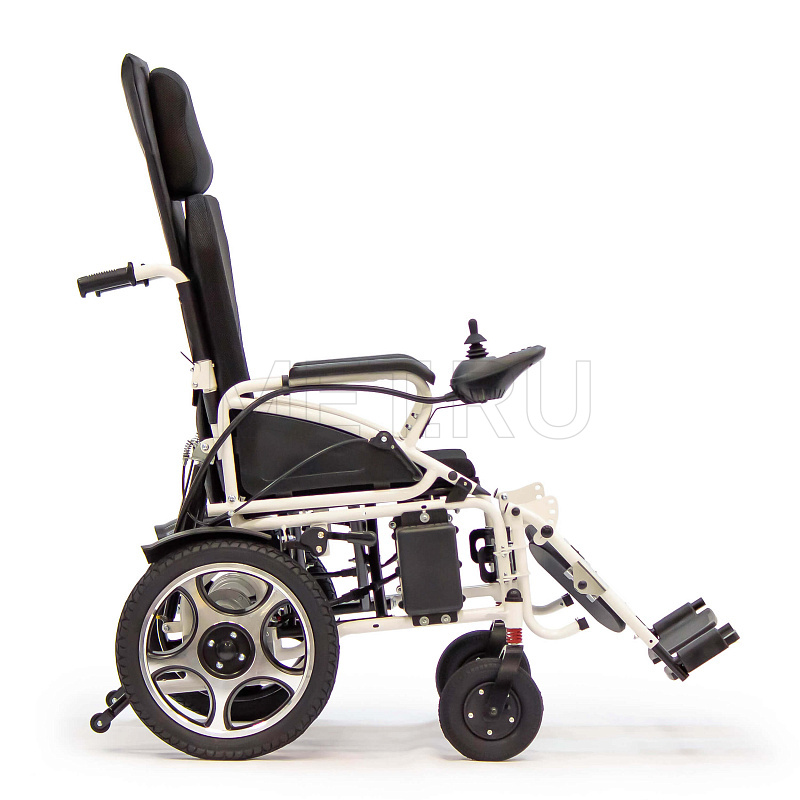 MET COMFORT 85 Электрическая, складная кресло коляска раскладываемая в горизонталь, с self-откидной спинкой от производителя