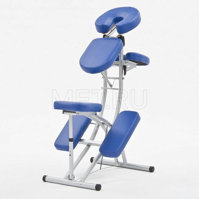 JFMC05 Массажная скамья алюминиевая складная синяя от производителя
