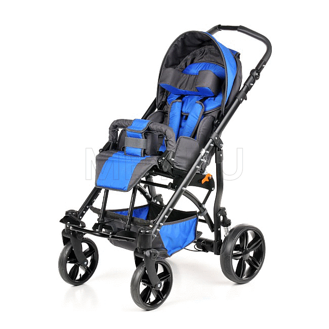 Vitea Care Meyra JUNIOR Детская коляска-книжка для больных ДЦП с регулировкой наклона спинки, литые колёса от производителя