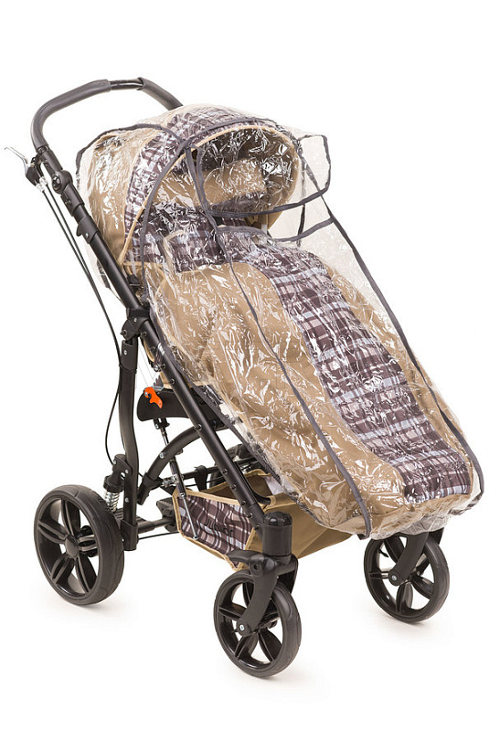 Vitea Care Meyra JUNIOR PLUS Детская коляска-книжка для больных ДЦП с регулировкой наклона спинки и сиденья, и пневматическим шасси от производителя