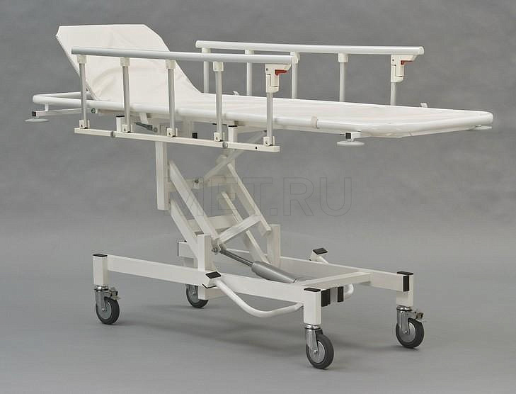 ТПБВ-02 Тележка для перевозки больных с гидроподъемником, матрас съемный MET