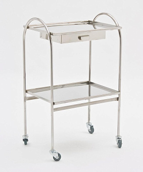 Инструментальный двухполочный столик