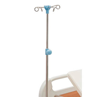 Инфузионная стойка телескопическая из нерж. стали