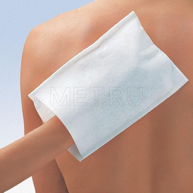 Dr.Fischer (8 шт/уп) Влажные варежки для сухого мытья от производителя