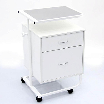 Тумба-стол прикроватный с поворотной столешницей (столешница - нержавейка)