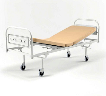 Узкая медицинская кровать с матрасом, ширина 770 мм