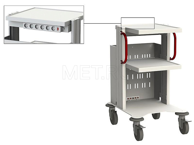 SA-4 Стойка медицинская для аппаратуры MET