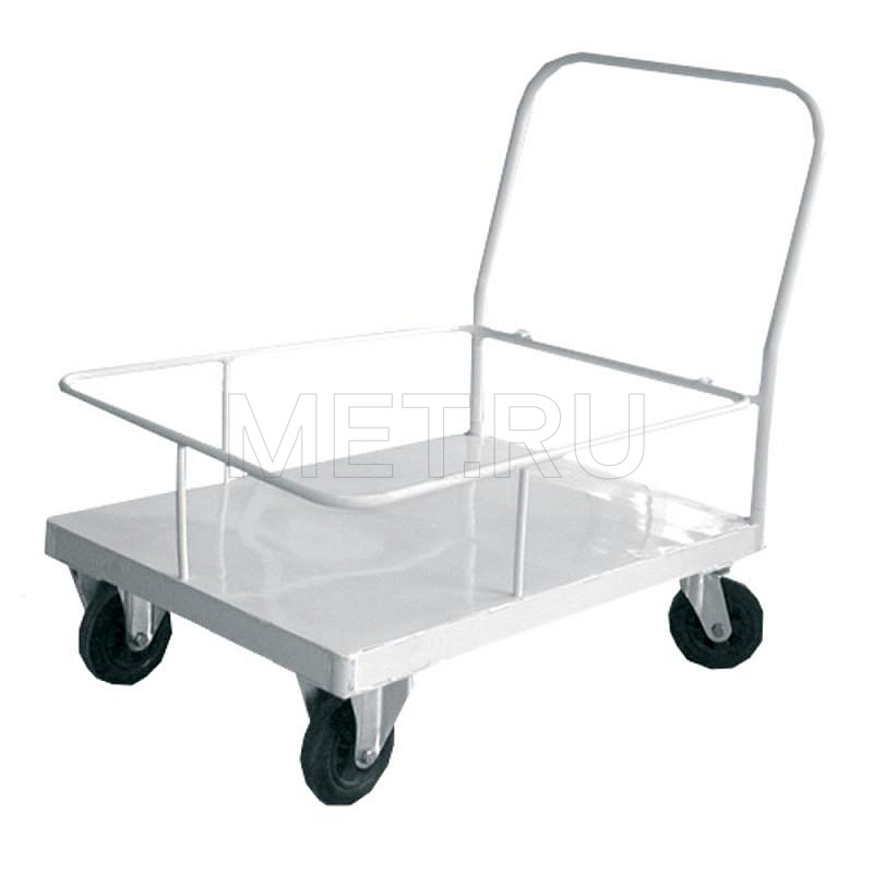 МСК-509 (625х950 мм, 500 кг) Грузовая тележка межкорпусная для перевозки медицинских грузов