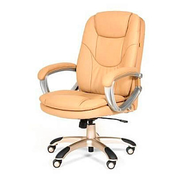 Кресло руководителя (экокожа бежевая)