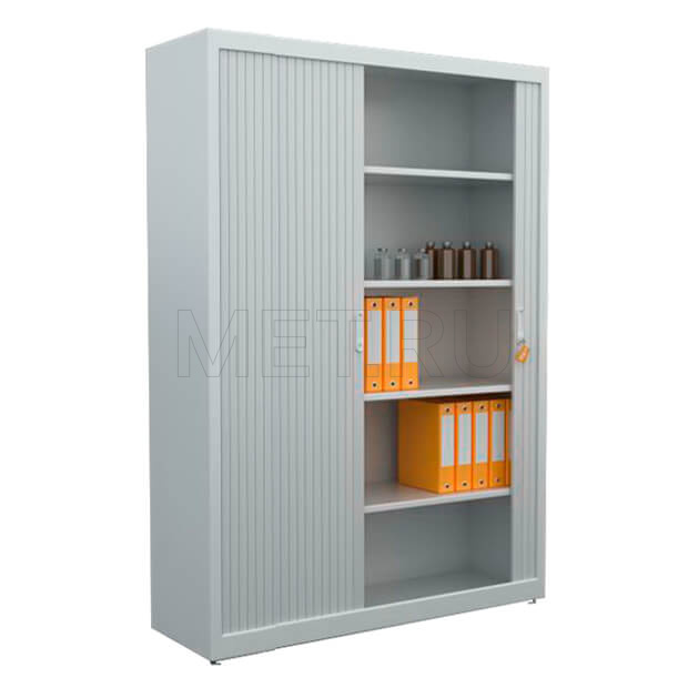 размер 195x120x45 cм МЕТ Кёльн-120  Шкаф медицинский металлический двухстворчатый,  с раздвижными ролетами