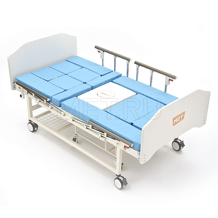 MET INTEGRA Механическая функциональная медициская кровать с  интегрированным креслом-каталкой