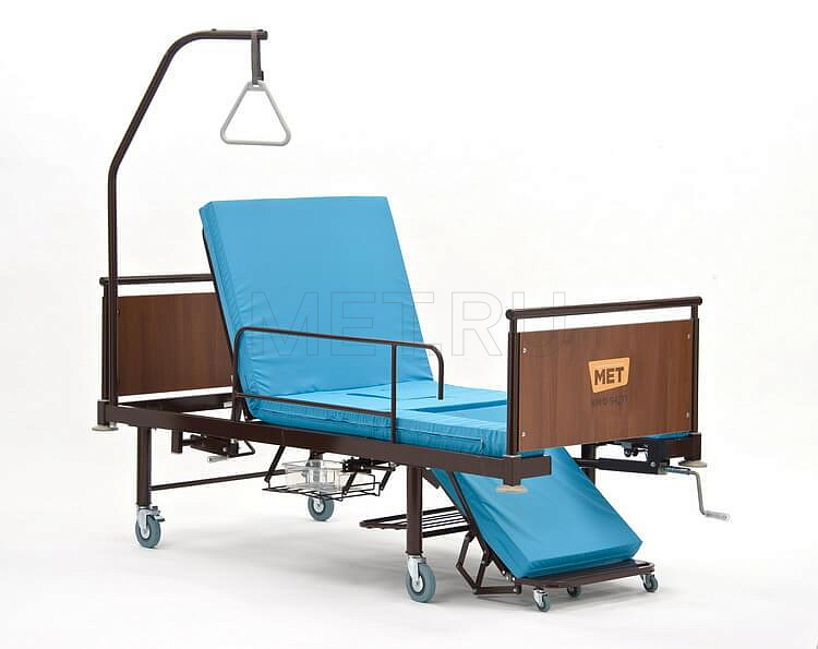 КМФ 942 ПЕРЕВОРОТ с/у левостороннее Кровать функциональная медицинская с функцией переворота и сан.оснащением