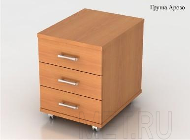 МЕТ Лугано ТМ 25.17 Подкатная тумба с замком от производителя