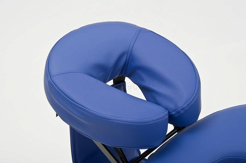 Wendermann Wood Oval Массажный складной стол с рамой из бука, синий