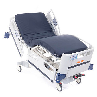 Реанимационная кровать  с ВЕСАМИ и ЛАТЕРАЛЬНЫМИ наклонами на колоннах LINAK