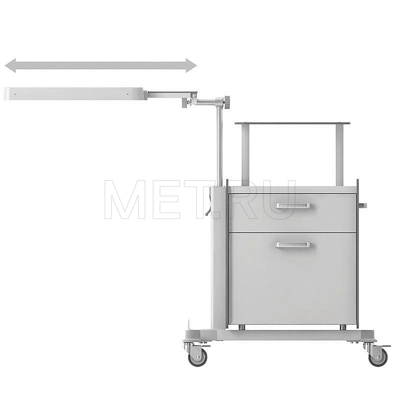 СН300-04 Тумбочка медицинская с поворотной столешницей от производителя