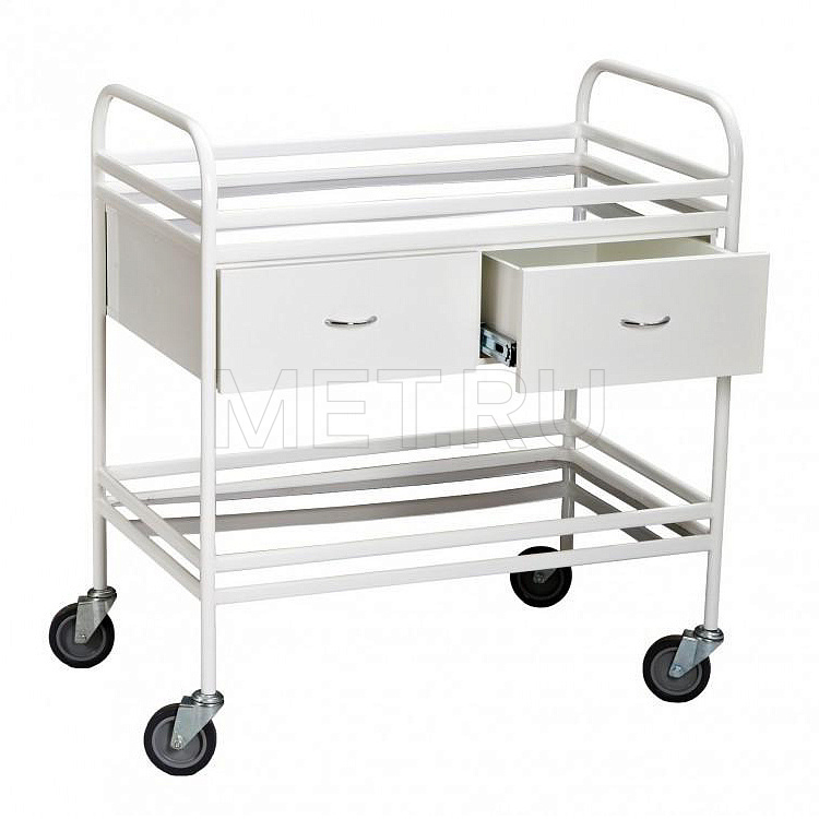 СМ-2 МСК-549-02 Столик манипуляционный из металлического профиля, полки Нерж. от производителя