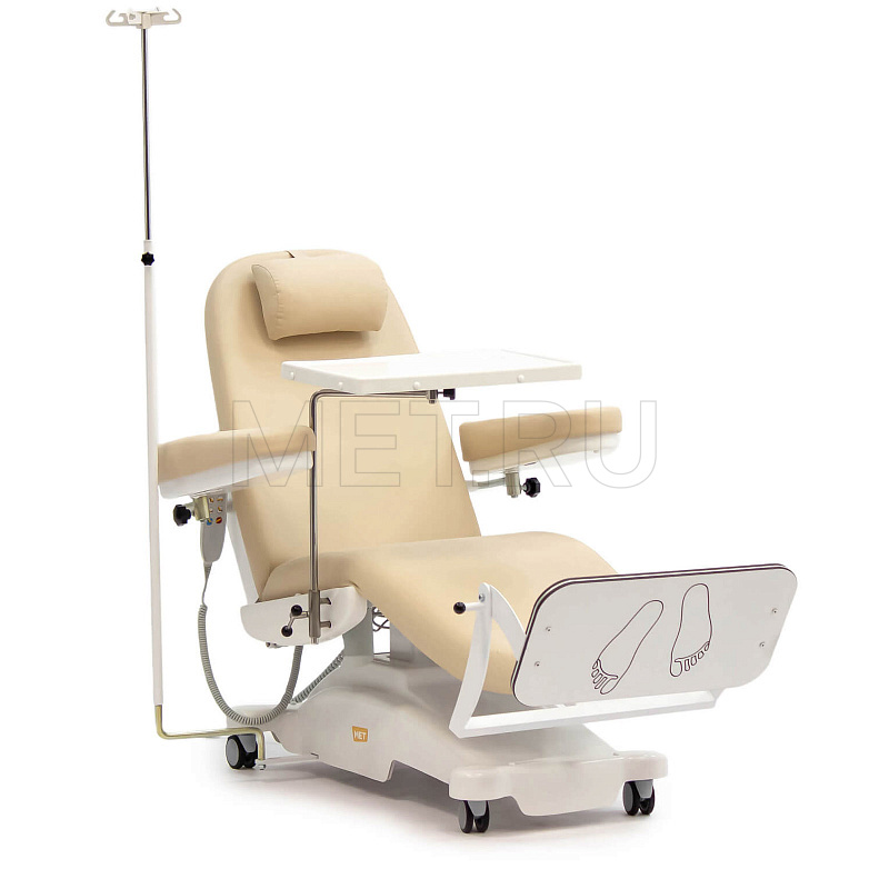 Кресло для диализа, химиотерапии и забора крови МЕТ МРК-120 Кресло для диализа, химиотерапии и забора крови