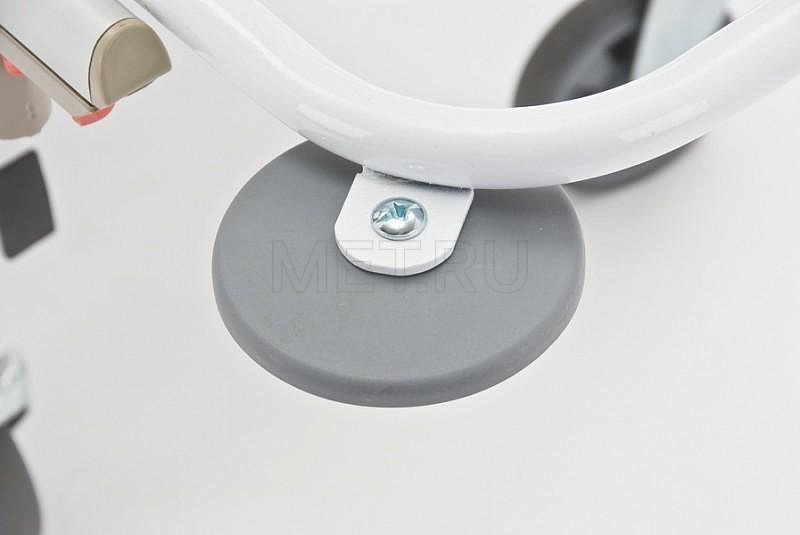 КСМ -ТБВП-02 (бежевая) Тележка для перевозки больных  с гидроприводом, рентгенопрозрачная головная секция МЕТ