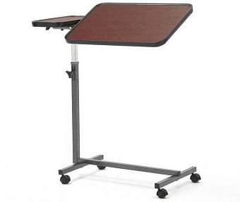 Столик "Гусь" прикроватный, красное-дерево