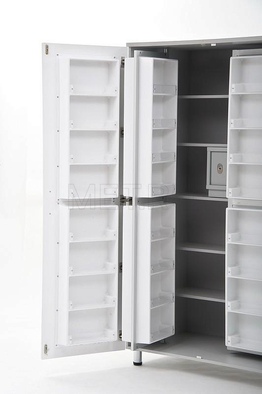 ША02-00 БЕЛЫЙ Шкаф для медикаментов (1100*650*1910) МЕТ