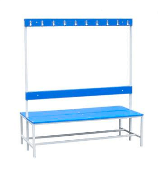 Скамья для спортивных раздевалок двухсторонняя ЛДСП